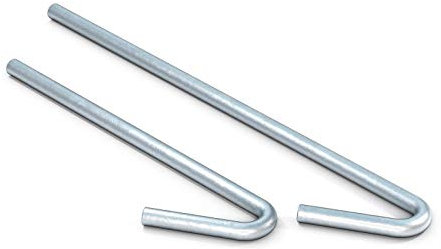 VONLIS® - Ganci per ancoraggio ad ancora, 100 pezzi, 500 mm