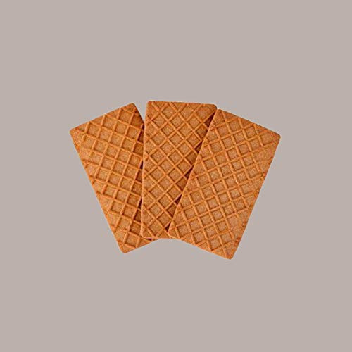 Lucgel Biscotto Gelato Rettangolare Croccante al Cacao Bisgel 46x85mm - 390 pz -