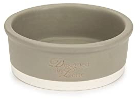 KARLIE Keramiknapf Designed by LOTTE JOA schwer für Hunde (Grau, Ø 16cm)