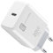Cellularline | Caricabatterie da Rete | Caricabatterie da rete USB-C 20W per la carica alla massima velocità di iPhone 8 e successivi