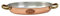Copper Garden Kupfer Fischpfanne oval 25 cm mit Griffen I Kupferpfanne lebensmittelecht verzinnt: Ideale Wärmeleitung/-verteilung I Kupfer Pfanne hoch & stabil zum Braten, Überbacken, Servieren etc.