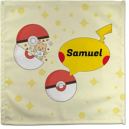 Servietten Kinder. Stoffserviette personalisierte. 50% Baumwolle. Benutzerdefinierte Geschenke.Verschiedene Designs. Pika