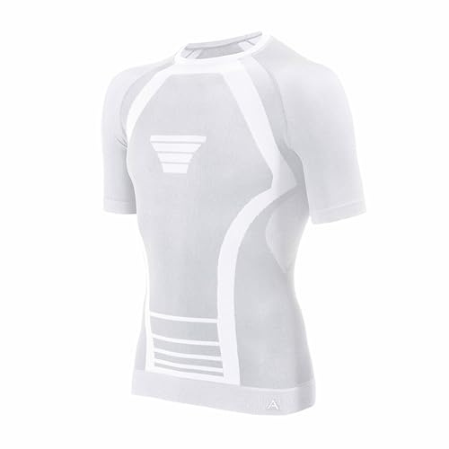 Risalti Funktionsunterwäsche Herren Damen Extreme Unisex - Thermounterwäsche Herren Damen, ThermoShirt Atmungsaktives, Funktionsunterhemd Nahtlose Winter-Thermo-Bekleidung - Made in Italy