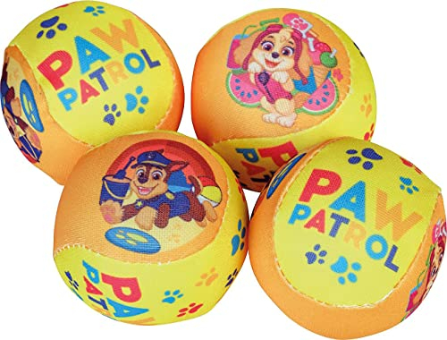 Happy People PAW Patrol Schwamm-Wasserbomben-Set, 4 Bälle á Ø 6,5 cm