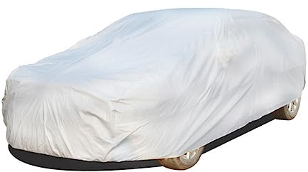Supvox Vollgarage Auto Staubschutz XXL Wetterfeste Autoabdeckung Silber Material