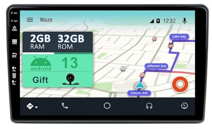 YUNTX [2GB+32GB] Android 14 Autoradio mit Navi für FIAT Ducato/Peugeot Boxer/Citroen Jumper (2006-2022)-9 Zoll Touchscreen-mit Kamera-DAB/GPS/Lenkradsteuerung/MirrorLink/Bluetooth 5.0/WiFi