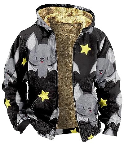 KONG JIMFAN Jacke Herren Hoodie Jacke College Jacke Mit Lederärmel Herren Rain Jacket Jacke Ohne Ärmel Übergangsjacke Hoodie Oversize Herren Sweatjacke Mit Kapuze Herren Jacken(Black,S)