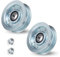 BlueStars Lot de 2 poulies de renvoi plates GY22172 – Compatible avec les tracteurs à gazon John Deere L120 L130 2002 2003 2004 GY20996 GY20050 GX20305 avec plateau de 106,7 cm et 121,9 cm – Remplace