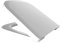 Ramm Toilettensitz kompatibel mit Vigour Derby, WC Sitz aus antibakteriellem Duroplast Soft Close, für Toilettenschüssel 48 cm