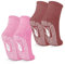 TENQUAN Yoga Socken 2 Paar Anti-Rutsch Socken Rutschfeste Griffsocken für Yoga, Pilates, Barre, Sport und Bewegung, Heim, Krankenhaus für Damen Herren (2 Paar Rot, Unisex 43-46)