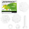 Pzsmocn 150 Pièces/50 Ensembles M5*25 mm en Plastique Nylon Blanc Hexagonales Externes Vis Écrou Combinaison Kit avec Rondelle Isolante, Taille Standard, pour Bricolage, Assemblage Électronique.