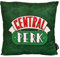 Elbenwald Friends Cushion with Central Perk Design - 40 x 40 cm - For men, women, unisex - Gift idea - Decorative cushion - Polyester Green
