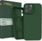 EYDELE 4-Lagige Hülle für iPhone 13 Pro Max - Gummierte Handyhülle mit Soft Inlay | Hardcase Cover | Silicone Coating - Schutzhülle in Tannengrün