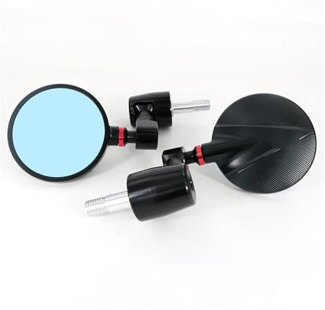 YTHTPZR Rückseitenspiegel Für S1000RR S1000 Für RR 2009-2019 HP4 2013-2021 Für S1000R Für Nine-t 2014-2021 Motorrad Rückspiegel Griff Bar End Spiegel Seitenrückspiegel(2)
