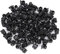 Haosie 100PCS Mini Pince Cheveux, Petites Pinces Cheveux, Pince Cheveux Noir, Mini Pinces Claw Accessoires de Cheveux, pour Filles et Femmes (1cm / 0.4in)