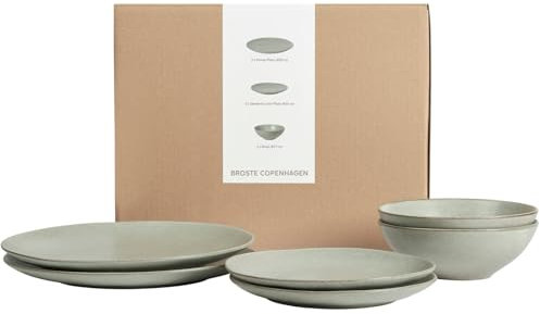 broste Copenhagen Nordic Marsh Geschirrset mittag für Zwei 6tlg