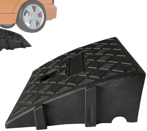 Bordsteinrampe Tragbare Bordsteinrampen, Auffahrrampen Aus Kunststoff, Schwere Schwellenrampen Für 11-16cm Hohe Stufen, Leichte Türrampe Laderampe Für Rollstühle PKW Anhänger LKW Fahrrad Motorrad