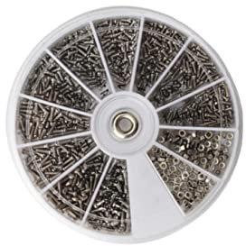 LIFKOME Jeu De Vis Pour Lunettes De Soleil Outil De Réparation De Lunettes Kit De Réparation À Domicile Vis De Montre