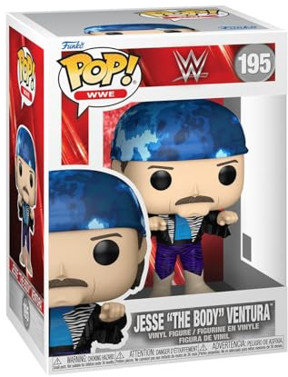 Funko POP! WWE: Jesse The Body Ventura | Offizieller Fanartikel und Merch - Vinyl Sammelfigur als Regal Deko - Geschenkidee zum Geburtstag für Fans und Sammler