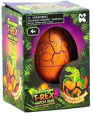Keycraft Nurchums Dinosaur Egg | T-Rex Dinosaur Toy | 11 cm