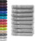 8X Gästetuch | Silber | 100% Baumwolle Frottier | Oeko-TEX® Standard 100 | Premium Qualität 500 g/m²