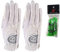 Zero Friction Damen Kompressions-Passform Synthetisch Rechte Hand Universal-Passform Golfhandschuh 2 Packung, Einheitsgröße, Weiß