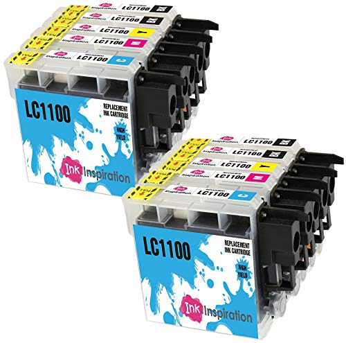INK INSPIRATION® Ersatz für Brother LC1100 Druckerpatronen 10er-Pack, kompatibel mit Brother DCP-145C 165C 195C 197C 375CW 385C 395CN 585CW 6690CW MFC-250C 290C 490CW 5490CN 5890CN 5895CW 6490CW 990CW