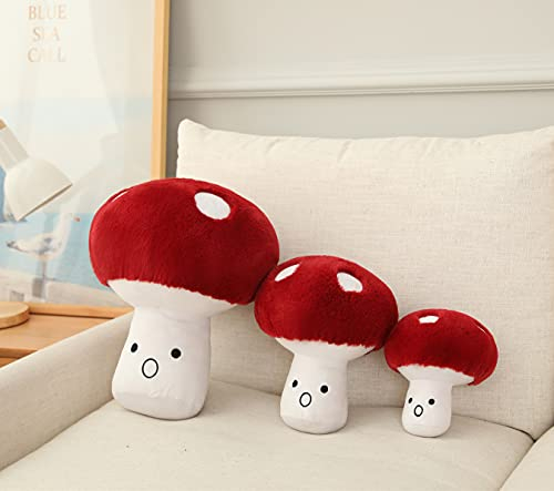 Set von 3-teiligen 3D Kreativen Plüsch Kissen Pilz Nette Pilze Wurf Kissen