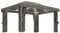vidaXL Tonnelle avec Rideau et Guirlande Lumineuse à LED Belvédère de Jardin Pavillon d'Extérieur Tente de Réception Chapiteau Barbecue 4x3 m Taupe