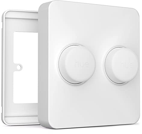 IYOKI® Standard Switch Cover for Philips Smart Button, Compatible with Hue Switch Cover, Remote Light Switch Plate Adapter, 2-Gang (1-Pack)
