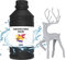BIQU Water Washable Resin 405 nm Standard Photopolymer Resin for LCD UV 3D Printer in Ceramic Grey 1000g