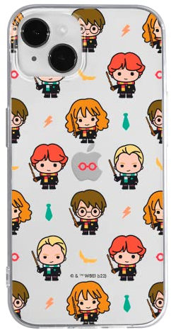 ERT GROUP mobile phone case for Iphone 14 PLUS original and officially Licensed Harry Potter pattern 245 optimally adapted to the shape of the mobile phone, partially transparent