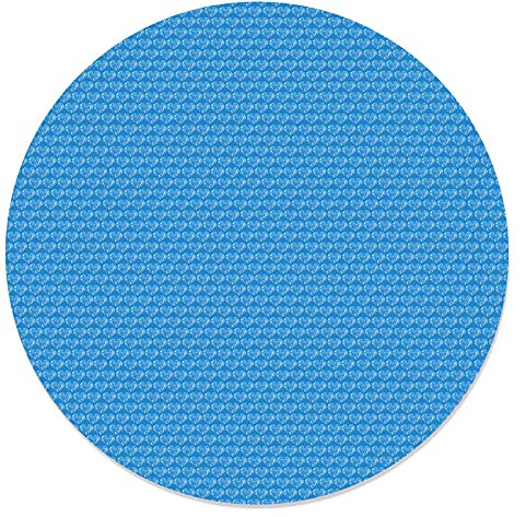 IBOWZ BâChe à Bulles Rectangulaire Couverture Protecteur de Couverture de Piscine Ronde, 4/5/6/8/10ft Film d'isolation de Piscine Solaire pour Piscine Hors Sol/creusée, Bulles en Forme d'amour