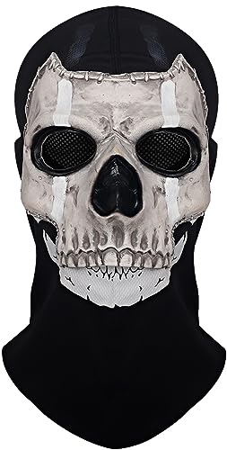 keland Masque Ghost Effrayant Call of Duty MW2 Masque de Crâne Horreur pour Halloween Cosplay (Style-F)