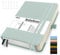 Mlife A5 Dotted Journal Notizbuch,360 Seiten Und 100g/M² Tintenfestes Papier,Hardcover Collegeblock Notizblock,Notizbücher Mit Falttasche Für Büro Schule Zuhause Schreiben&Notizen(Blaugrün)