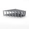 HEVVA RHEIN Lot de 2 supports de lavabo de 15 cm de haut 20/25/30/35/40/45/50 cm | Support de lavabo à poser | Support pour charges lourdes, console murale, plateau de lavabo | (Lot de 2 - Vernis
