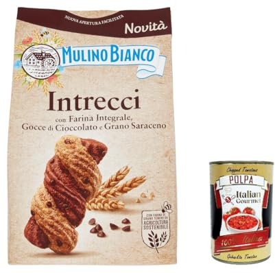 Italian Gourmet Intrecci biscotti, Kekse mit Vollkornmehl Schoko 6 x 300g