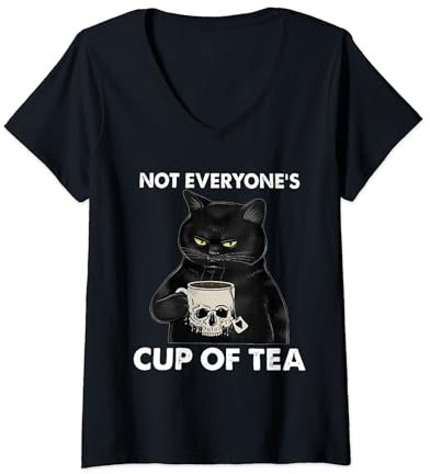 Not everyone's cup of tea Cat V-Neck T-Shirt