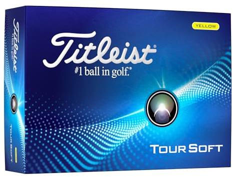 Titleist Tour Soft Golf Ball, Pack of 12