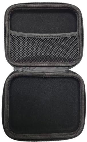 Chord | Zippered Clamshell Pouch for Storage & Transport of headset Microphone and Beltpack Transmitter | Dimensions 17cm by 14.5cm Mic Bag