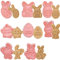KEELYY Formine Biscotti Pasqua, 8 Pezzi Tagliabiscotti 3D Pasqua, Stampi per Biscotti Plastica Set, Formine per Biscotti Pasquali Coniglio, Uovo, Pulcino