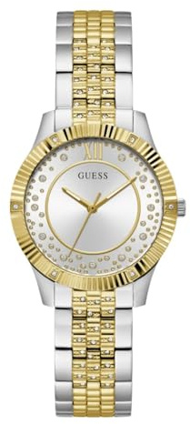 Guess Damen Analog Quarz Armbanduhr Starstruck