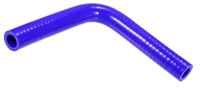 INFINAUTO 16mm 0.63 ID 150mm/5.91 Length 90 Degrees Silicone Elbow Hose High Temp Turbo Intercooler Intake Pipe Universal Blue 1 PC