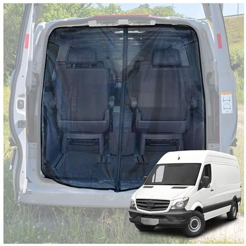 CHROMEMASTER | Magnetisches Fliegengitter für Camper, Campervan, Wohnmobil | Kompatibel mit Mercedes Sprinter W906 2006-2018 | Moskitonetz, Schutzgitter Gegen Insekten, Ungeziefer, Mücken und Spinnen