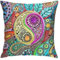 Kissenhülle 45X45cm Mandala Yin Yang Kissen-Hülle Reißverschluss Kissen-Bezug Dekorativen Kissenbezug Für Auto, Bed, Büro