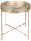 Unibos Coffee Tables, Side Tables, Robust Steel Frame, for Living Room, Bedroom, Rustic Stunning Gold LET040B99- Gold