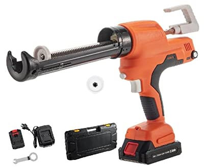 CASEGO 600 ml elektrische Kartuschenpistole, kabelloser Kleber-Applikator, Antriebsmaschine mit Lithium-Batterie