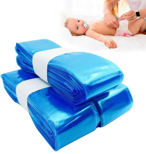 QOMJUFA 3 Pcs Recharge Poubelle a Couche, Il possède une excellente résistance anti-odeur et à la casse et est compatible avec tous types de recharges