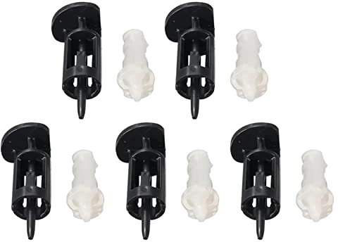 ZHENGCI 5 Paar CPU Kühlkörper Mount Pins, Befestigungsclip Push Schrauben für Sockel 775 1150 1155 1156 1366