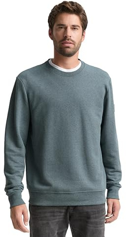 TOM TAILOR Herren 1047803 Sweatshirt in Melange-Optik (1er Pack)